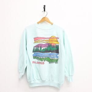Vintage Illinois Wilderness Sweatshirt Medium